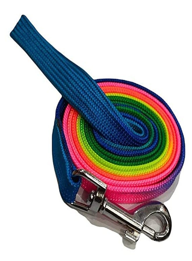 Smart Pups Colourful Adjustable Nylon Puppy Leash Harness and Collar Combo, Suitable for Puppy 15 mm Multicolor (Collar + Harness + Leash) - Image 2